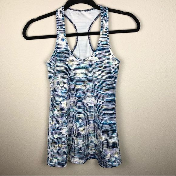 lululemon athletica Tops - LULULEMON racer back tank top stripes
